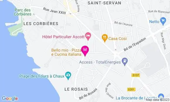 Localisation Bistrot Le Poncel