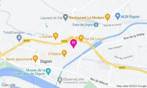 Localisation Restaurant  L