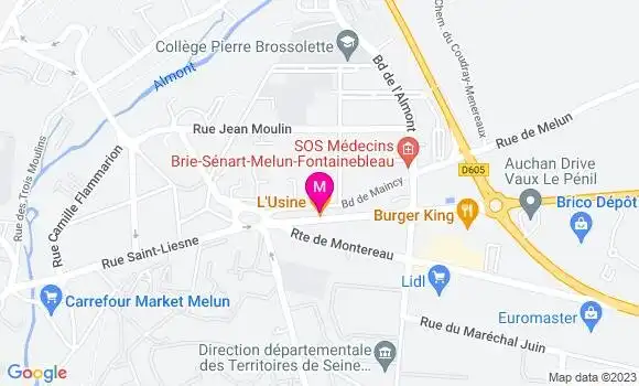 Localisation Restaurant  L