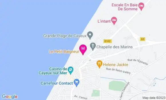Localisation Restaurant  Le Petit Baigneur