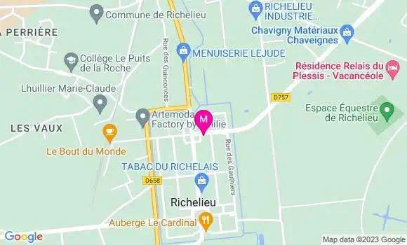Localisation Restaurant  La Treille Dorée