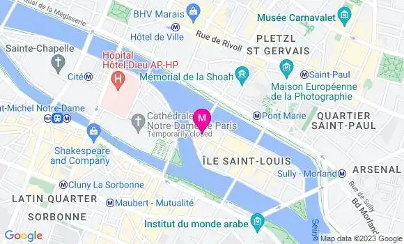 Localisation Restaurant  Le Saint Regis