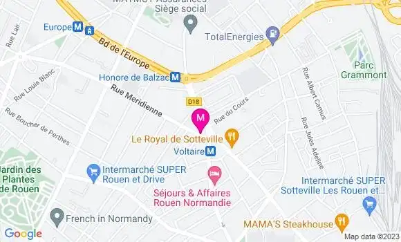 Localisation Restaurant Grill Bar de l