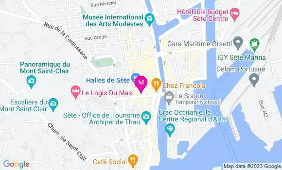 Localisation Restaurant  Le Thau Tem