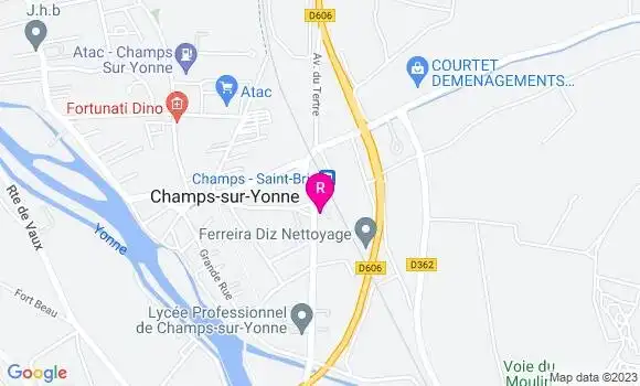Localisation Restaurant  Le Champicaunais