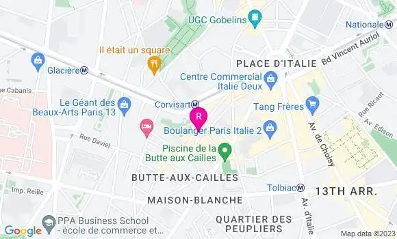 Localisation Restaurant Couscous Chez Mamane