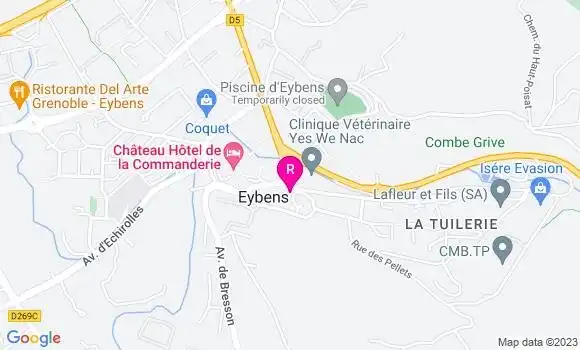 Localisation Brasserie Le Dix