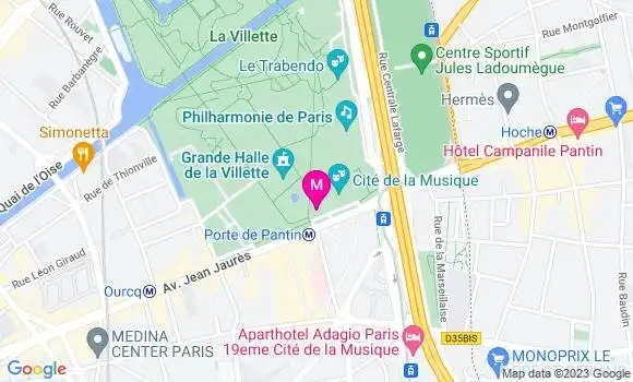 Localisation Restaurant  Café des Concerts