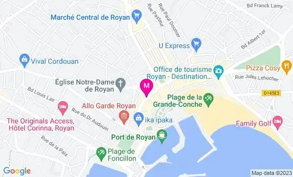 Localisation Restaurant  Le U