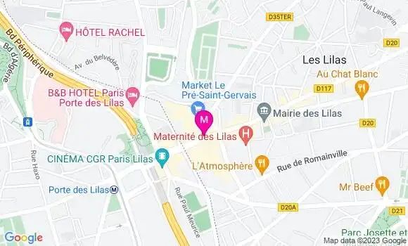 Localisation Restaurant  Le Faidherbe