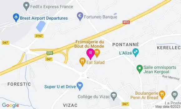 Localisation Restaurant  L