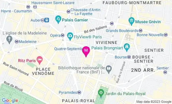 Localisation Restaurant  Le Monsigny