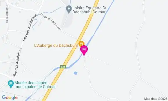 Localisation Auberge du Neuland