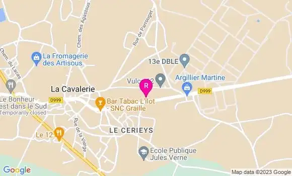 Localisation Restaurant  Le Cévenol