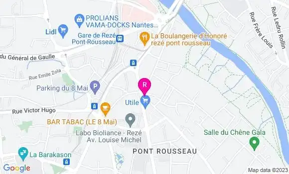 Localisation Bistrot Bistro du Vélo