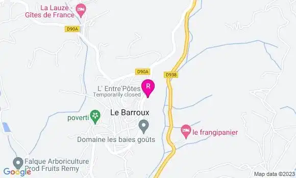 Localisation Restaurant  Le Gajulea