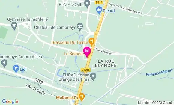 Localisation Restaurant Marocain Le Berbère