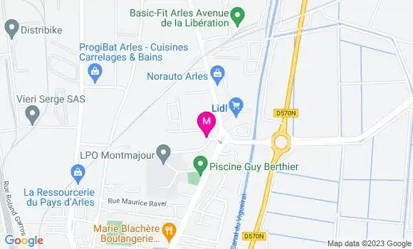 Localisation Restaurant  Le Colisée