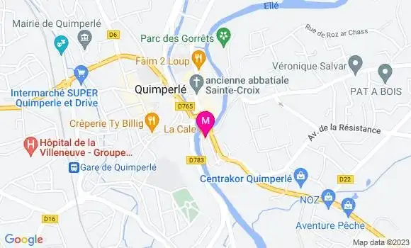 Localisation Crêperie La Grignotière