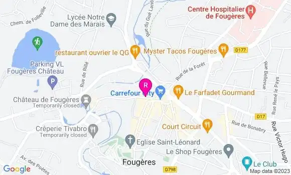 Localisation Le Bistrot