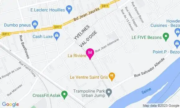 Localisation Restaurant  La Rivière