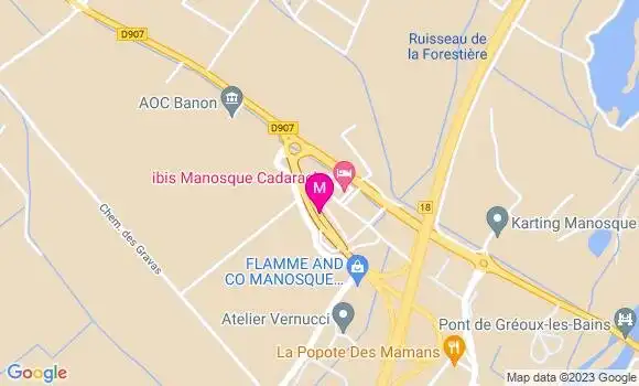 Localisation Restaurant  Courtepaille