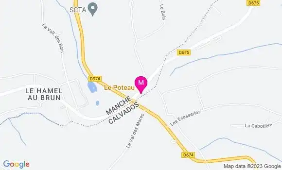 Localisation Restaurant  Le Poteau