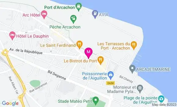 Localisation Restaurant  Les Embruns