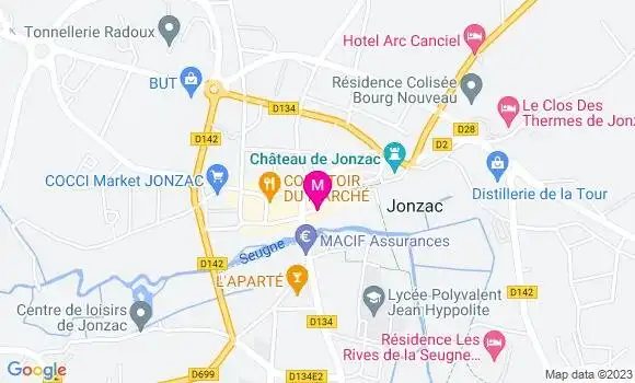 Localisation Restaurant Grill Grill du Chateau