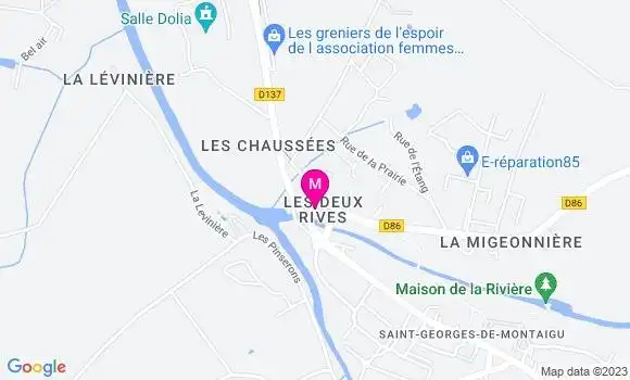 Localisation Restaurant  Côté Jardin