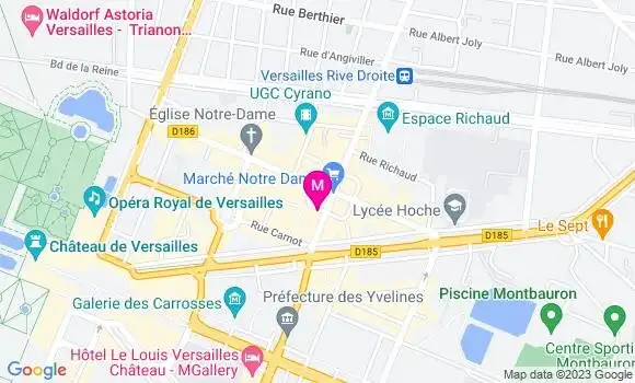 Localisation Le Bistrot des Halles
