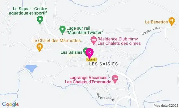 Localisation Restaurant  La Vache