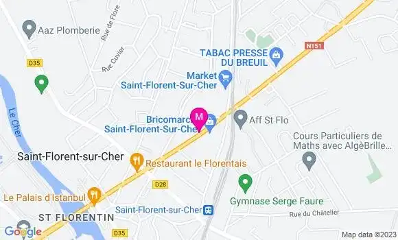 Localisation Restaurant  Le Bel Air