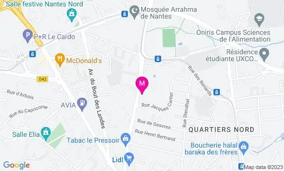 Localisation Restaurant Asiatique Mister Binh