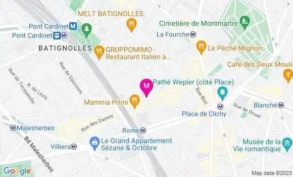 Localisation Restaurant  Terrasse 17
