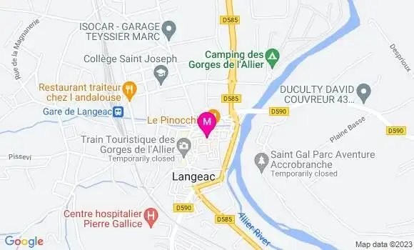 Localisation Restaurant  L