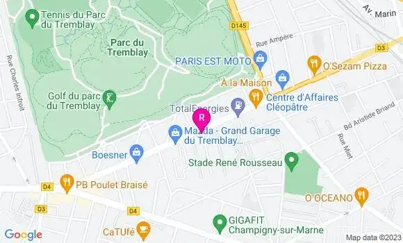 Localisation Restaurant  Le Griffe