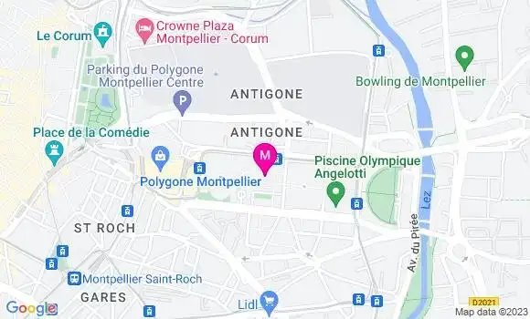 Localisation Restaurant  Notre Dame