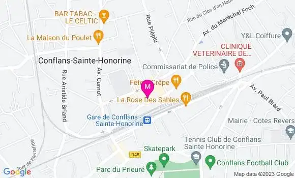 Localisation Restaurant  Le Sweet