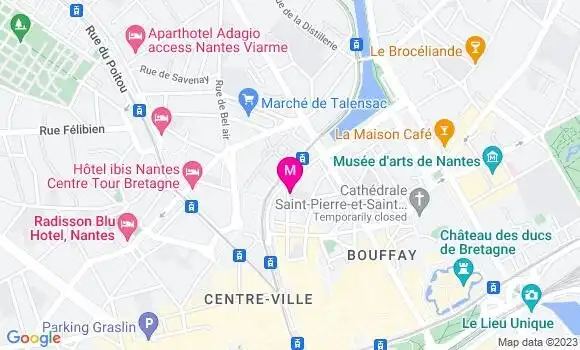 Localisation Restaurant  Le P