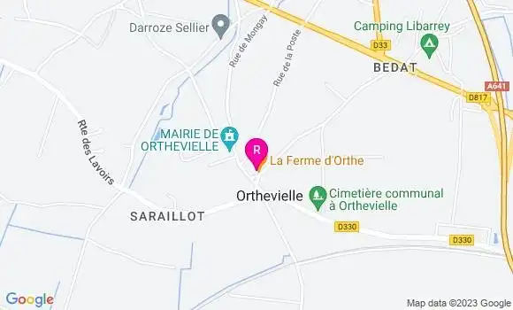 Localisation Restaurant  La Ferme d