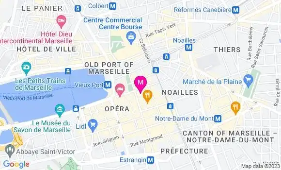 Localisation Le Bistrot Haxo