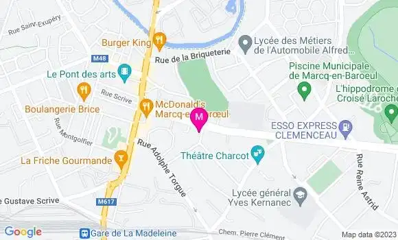Localisation Restaurant  Au Nez Rouge
