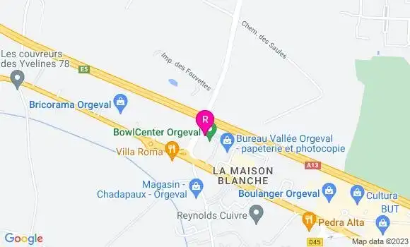 Localisation Restaurant  Bowlcenter