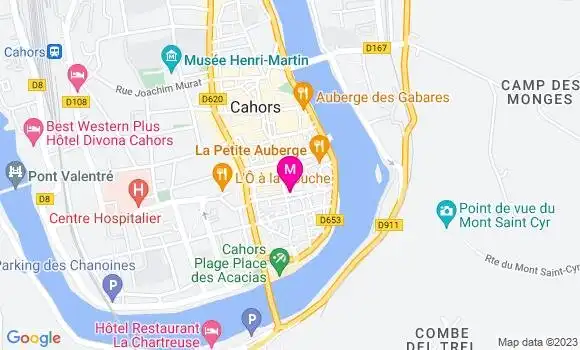 Localisation Restaurant  Au P