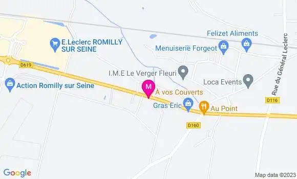 Localisation Restaurant  A Vos Couverts