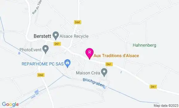 Localisation Restaurant  Aux Traditions d