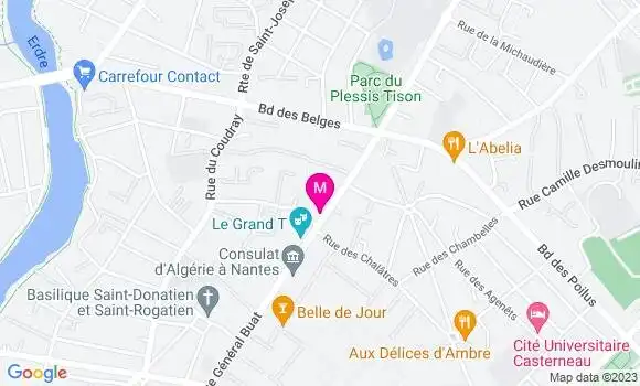 Localisation Restaurant  L