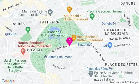 Localisation Restaurant  L