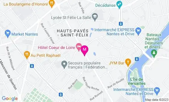 Localisation Restaurant  Le Noble Joué